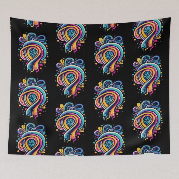 Item preview, Autistic Pride rainbow infinity Symbol designed and sold by UrbanGraphixs.