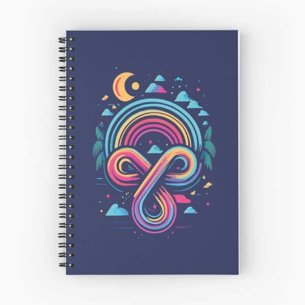 Item preview, Autistic Pride rainbow infinity Symbol designed and sold by UrbanGraphixs.