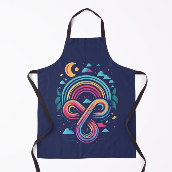 Item preview, Autistic Pride rainbow infinity Symbol designed and sold by UrbanGraphixs.