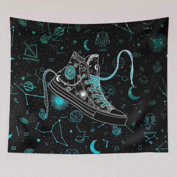 Item preview, Taurus high tops - Space laces designed and sold by MickeyEdwards.