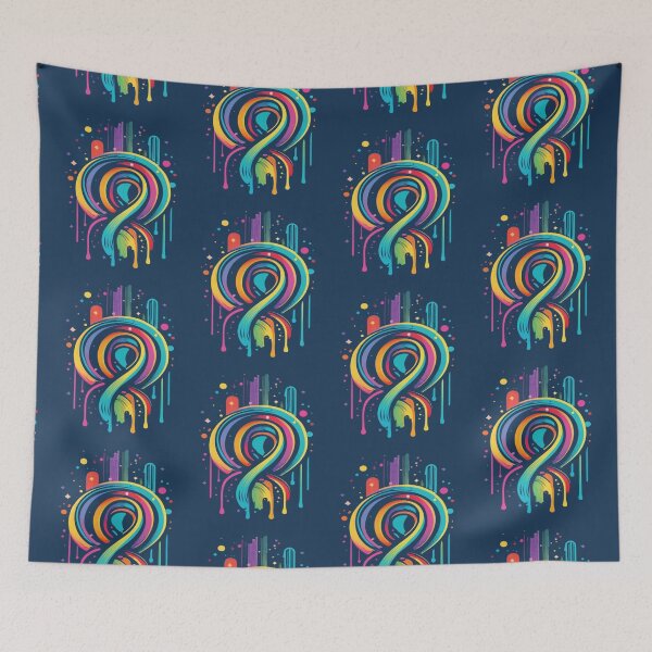 Item preview, Autistic Pride rainbow infinity Symbol designed and sold by UrbanGraphixs.