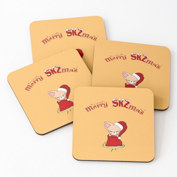 Item preview, Stray Kids I.N Christmas Print | I.N in Santa's Sack | Merry SKZmas designed and sold by sanneenebrant.