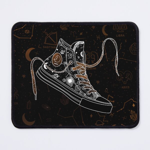 Item preview, Virgo high tops - Space laces designed and sold by MickeyEdwards.