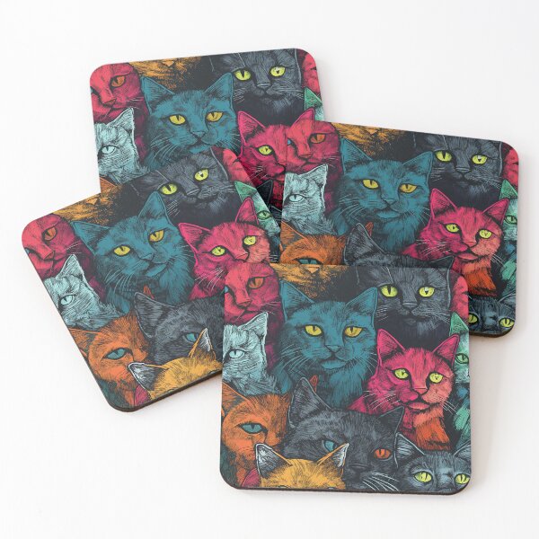 Item preview, Colorful cat eyes: A bright ensemble designed and sold by ThePandorrah.