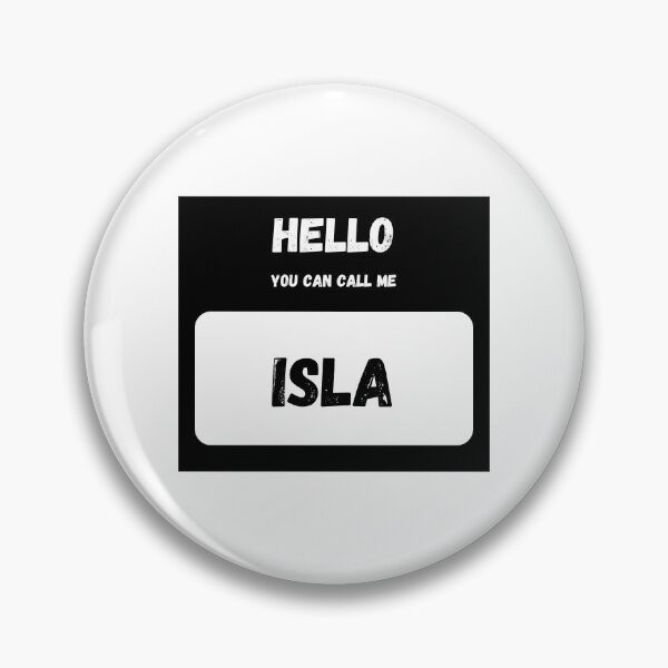 Item preview, Hello you can call me ISLA Stylish Black Letter Edition designed and sold by IssaraStudio.