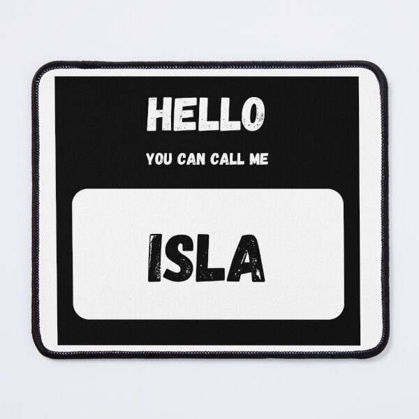 Item preview, Hello you can call me ISLA Stylish Black Letter Edition designed and sold by IssaraStudio.