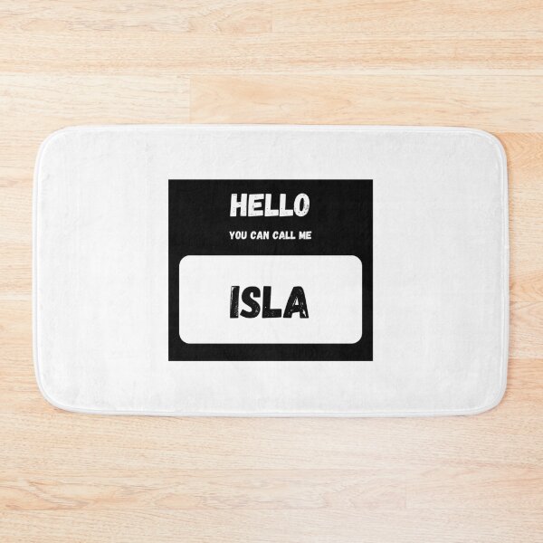 Item preview, Hello you can call me ISLA Stylish Black Letter Edition designed and sold by IssaraStudio.