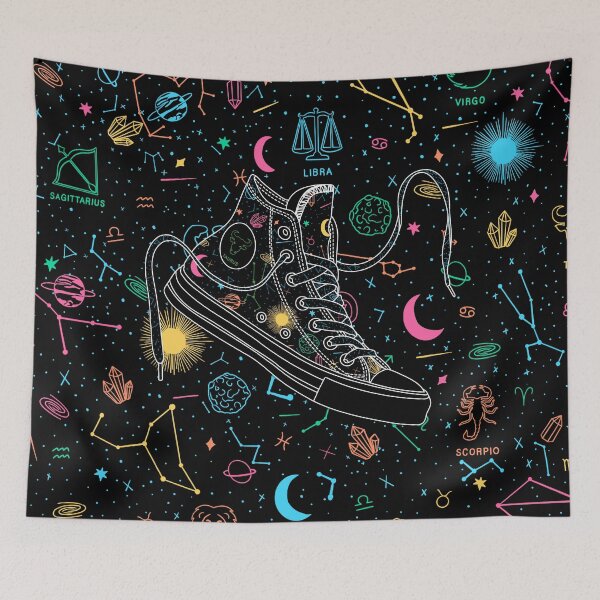 Item preview, Virgo high tops - Pastel & black designed and sold by MickeyEdwards.