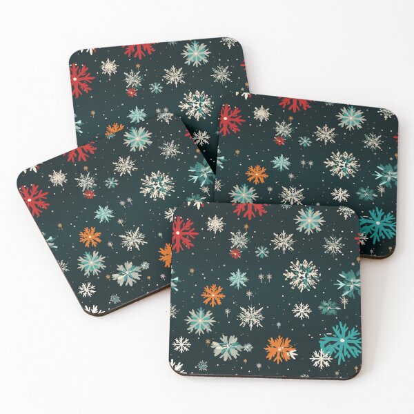 Item preview, Christmas Patterns - Colorful Christmas Snow designed and sold by Master-Print.