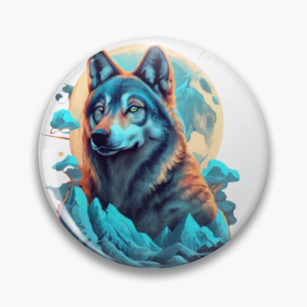 Item preview,   Great Blue Wolfdog designed and sold by Creativedsigna.