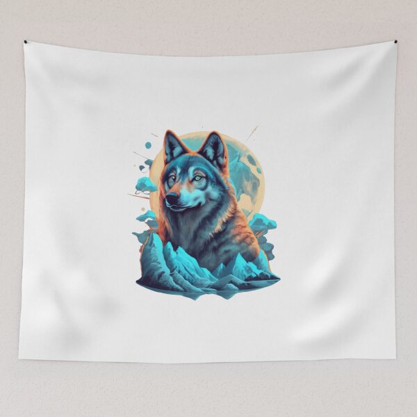 Item preview,   Great Blue Wolfdog designed and sold by Creativedsigna.