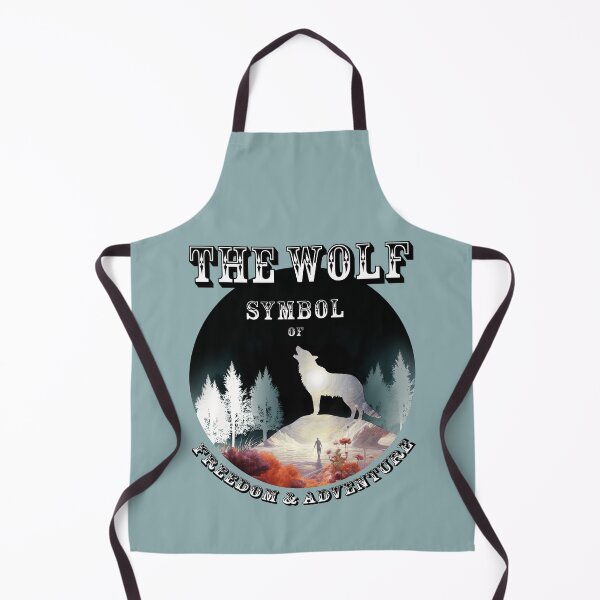 Item preview, Wolf silhouette freedom and adventure symbol designed and sold by LorrieBee.