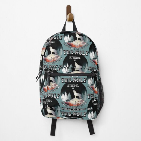 Item preview, Wolf silhouette freedom and adventure symbol designed and sold by LorrieBee.
