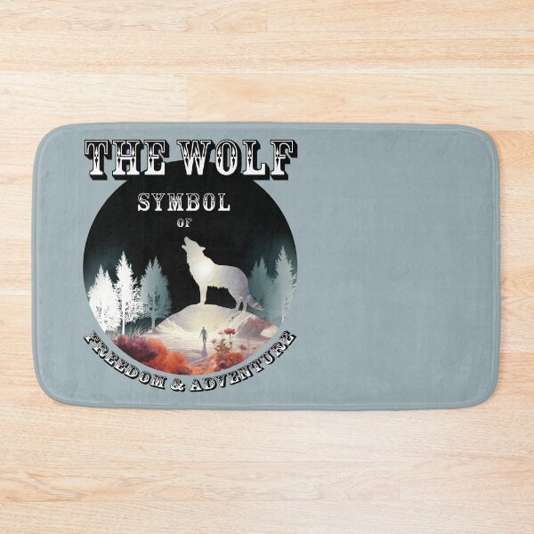 Item preview, Wolf silhouette freedom and adventure symbol designed and sold by LorrieBee.