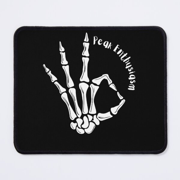 Item preview, Peak Enthusiasm. Funny sarcastic skeleton. designed and sold by slicksquid.
