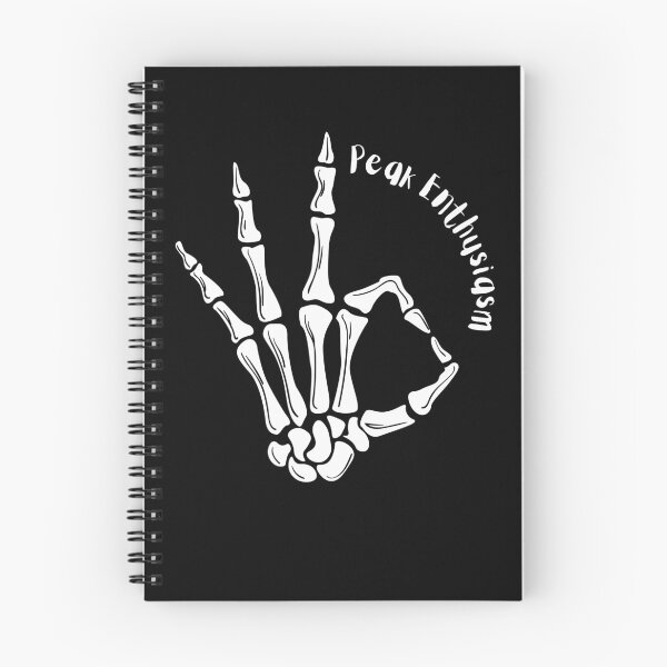 Item preview, Peak Enthusiasm. Funny sarcastic skeleton.  designed and sold by slicksquid.