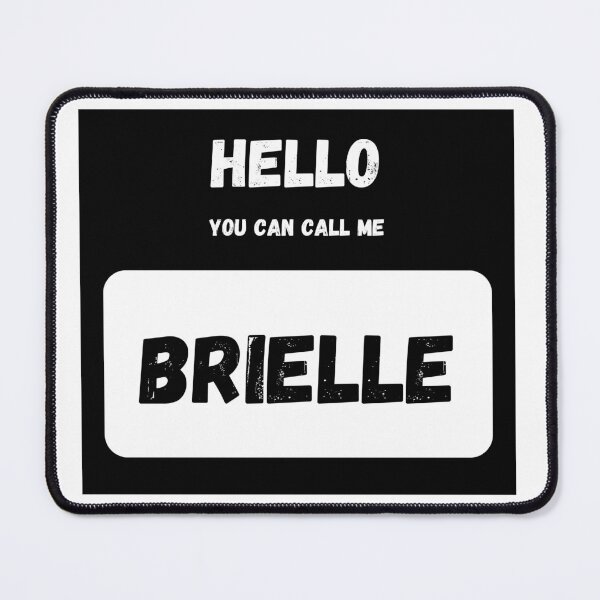 Item preview, Hello you can call me BRIELLE Stylish Black Letter Edition designed and sold by IssaraStudio.