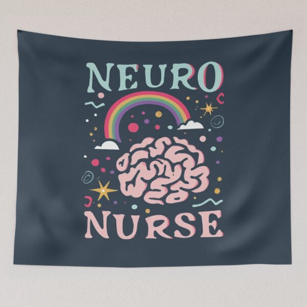 Item preview, Neuro Nurse Autistic Pride rainbow infinity Symbol designed and sold by UrbanGraphixs.