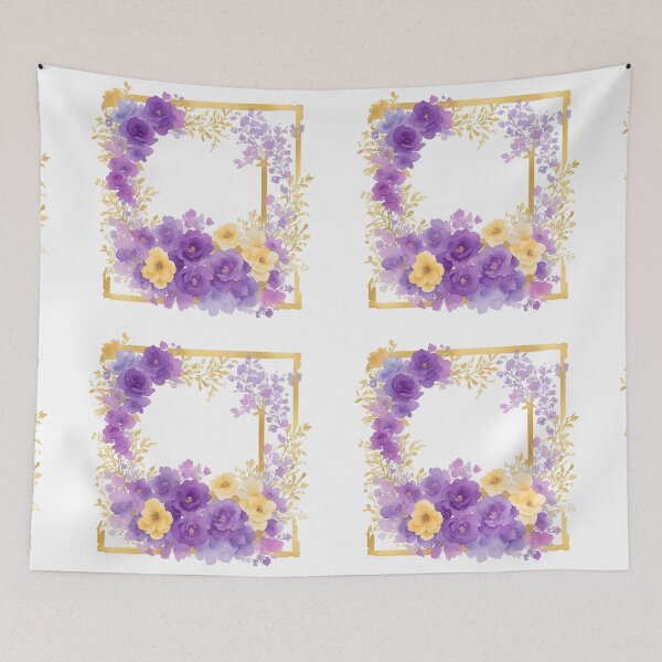Item preview, Purple flower frame designed and sold by Jayjaynaenae.