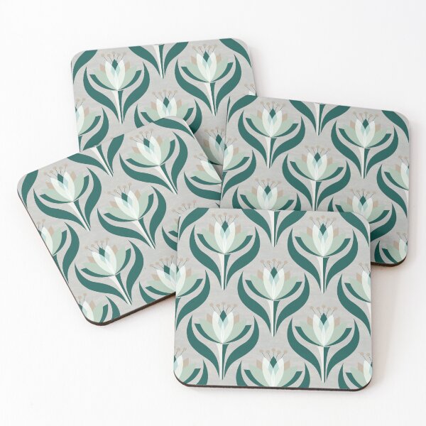 Item preview, Blooming Joy Flower - Antique Green [16] designed and sold by Carina Parry Studios.
