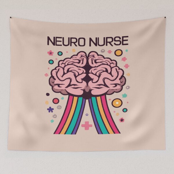 Item preview, Neuro Nurse Autistic Pride rainbow infinity Symbol designed and sold by UrbanGraphixs.