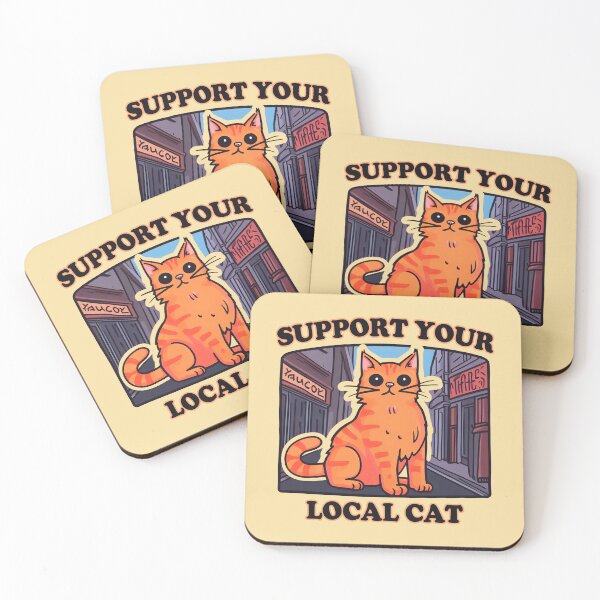 Item preview, Support your local cat designed and sold by teesandlove.
