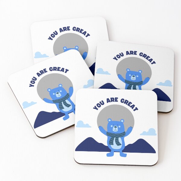 Item preview, Cartoon Cheers: You Are Great! designed and sold by Neeanee.