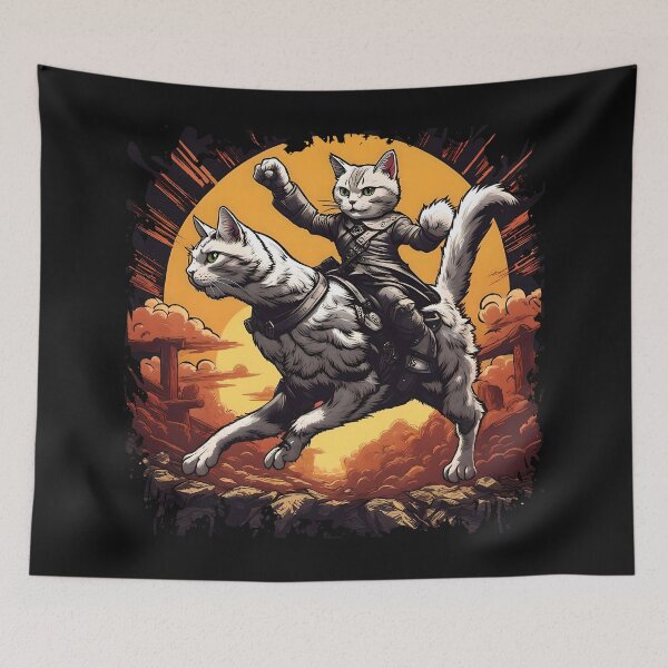Item preview, Fighting fantastic cat designed and sold by Serendipity2023.