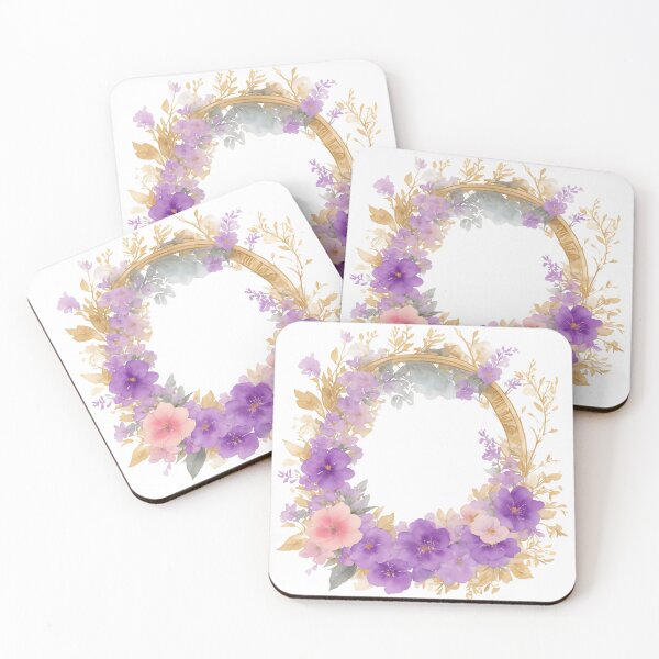 Item preview, Purple flower frame designed and sold by Jayjaynaenae.