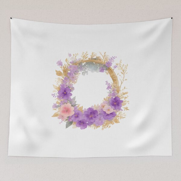 Item preview, Purple flower frame designed and sold by Jayjaynaenae.