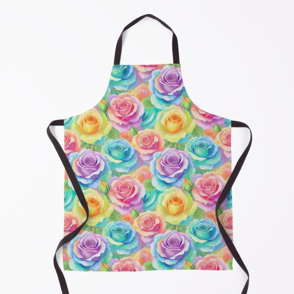 Item preview, Soft Rainbow Pastel Bunches of Roses designed and sold by craftyvixenart.