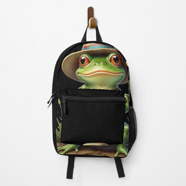 Item preview, frog in a hat playing the banjo designed and sold by AxelBrook.