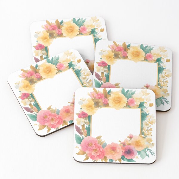 Item preview, Yellow and pink Flower frame designed and sold by Jayjaynaenae.