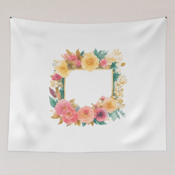 Item preview, Yellow and pink Flower frame designed and sold by Jayjaynaenae.