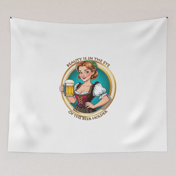 Item preview, Beauty Is In The Eye Of The Beer Holder designed and sold by likbatonboot.