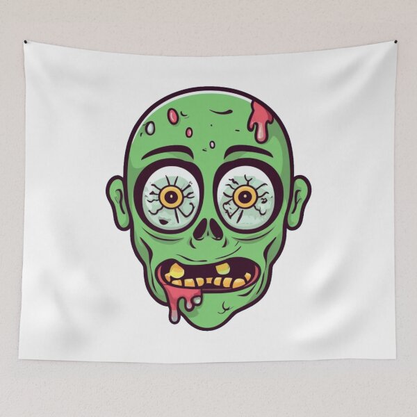 Item preview, Zombie smiley face designed and sold by PawelNature.