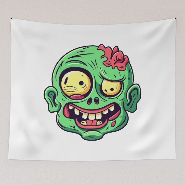 Item preview, Zombie smiley face designed and sold by PawelNature.