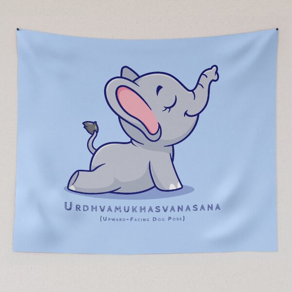 Item preview, Urdhva Mukha Svanasana | Yoga Pose : Baby Elephant designed and sold by savasanaqueen.