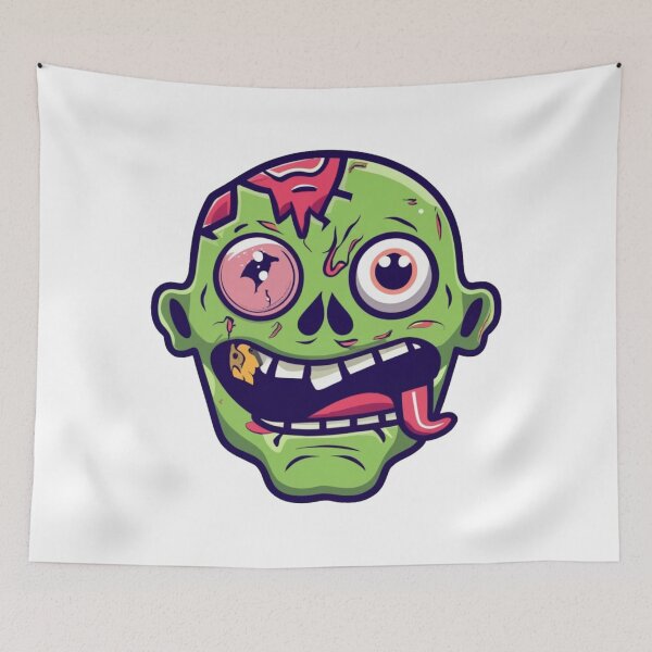 Item preview, Zombie smiley face designed and sold by PawelNature.