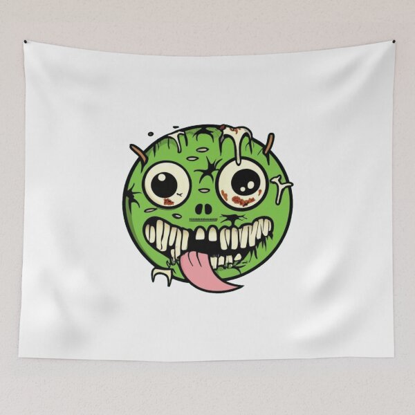 Item preview, Zombie smiling face designed and sold by PawelNature.