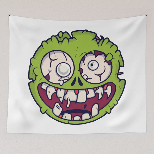 Item preview, Zombie smiley face designed and sold by PawelNature.