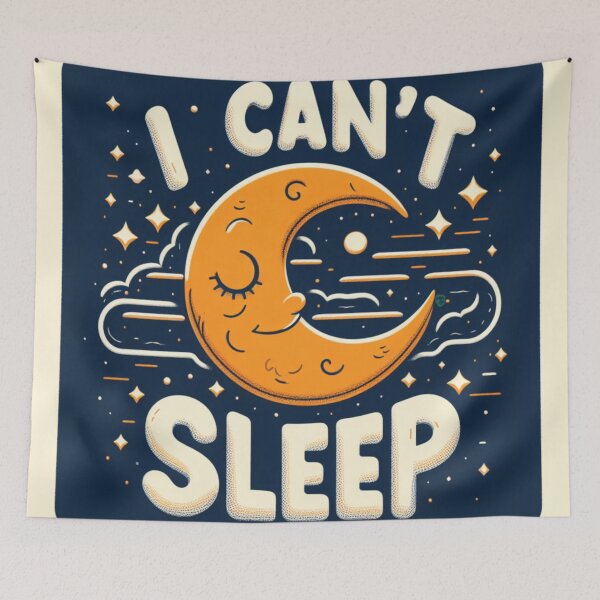 Item preview, I CAN'T SLEEP designed and sold by Rectoryprint.