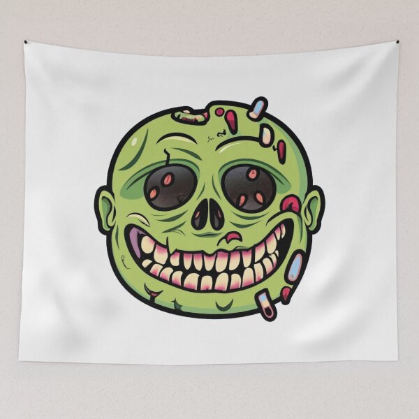 Item preview, Zombie smiley face designed and sold by PawelNature.
