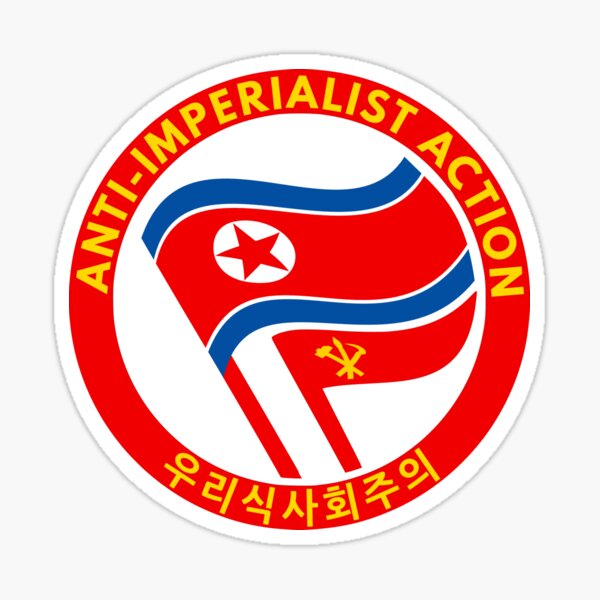 Artikel-Vorschau von Antiimperialistische Aktion, Nordkorea / WPK-Flaggenlogo, designt und verkauft von Rod-all-yoob.