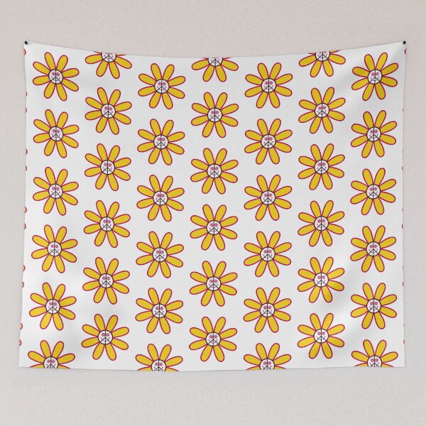 Item preview, Peace Sign Flower,Retro peace sign  designed and sold by BotunPeony.