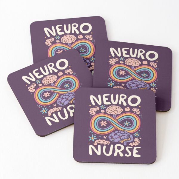 Item preview, Neuro Nurse Autistic Pride rainbow infinity Symbol designed and sold by UrbanGraphixs.
