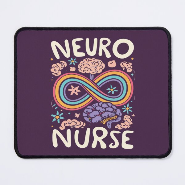Item preview, Neuro Nurse Autistic Pride rainbow infinity Symbol designed and sold by UrbanGraphixs.