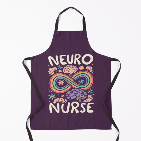 Item preview, Neuro Nurse Autistic Pride rainbow infinity Symbol designed and sold by UrbanGraphixs.