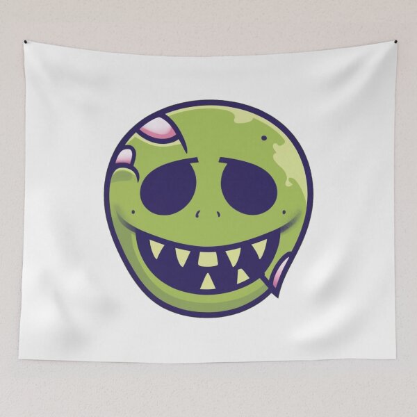 Item preview, Zombie smiley face designed and sold by PawelNature.