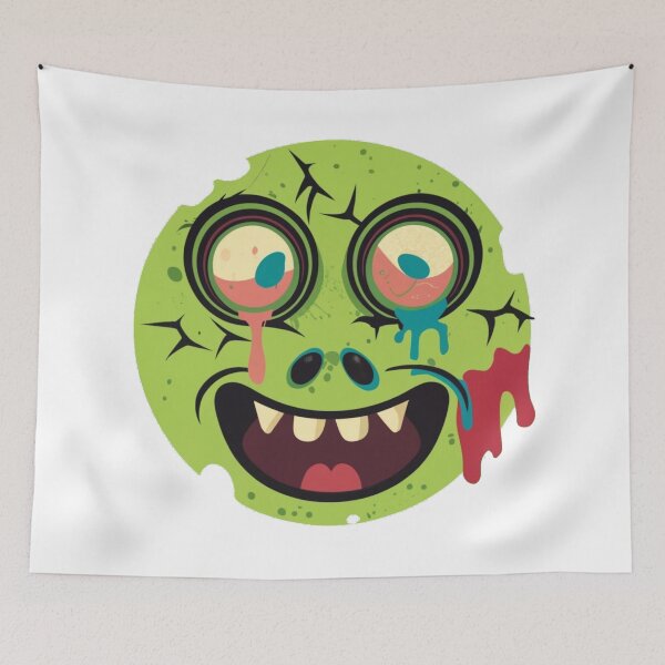 Item preview, Zombie smiley face designed and sold by PawelNature.